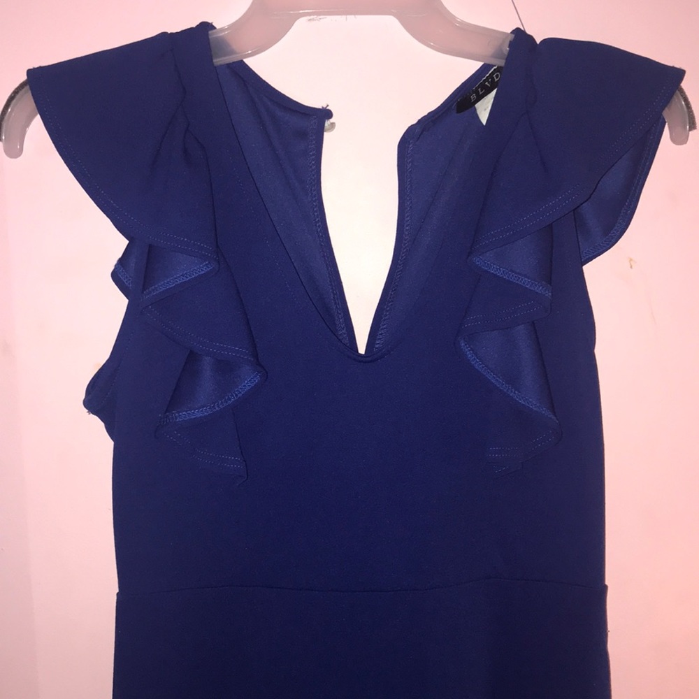 Royal blue dress
